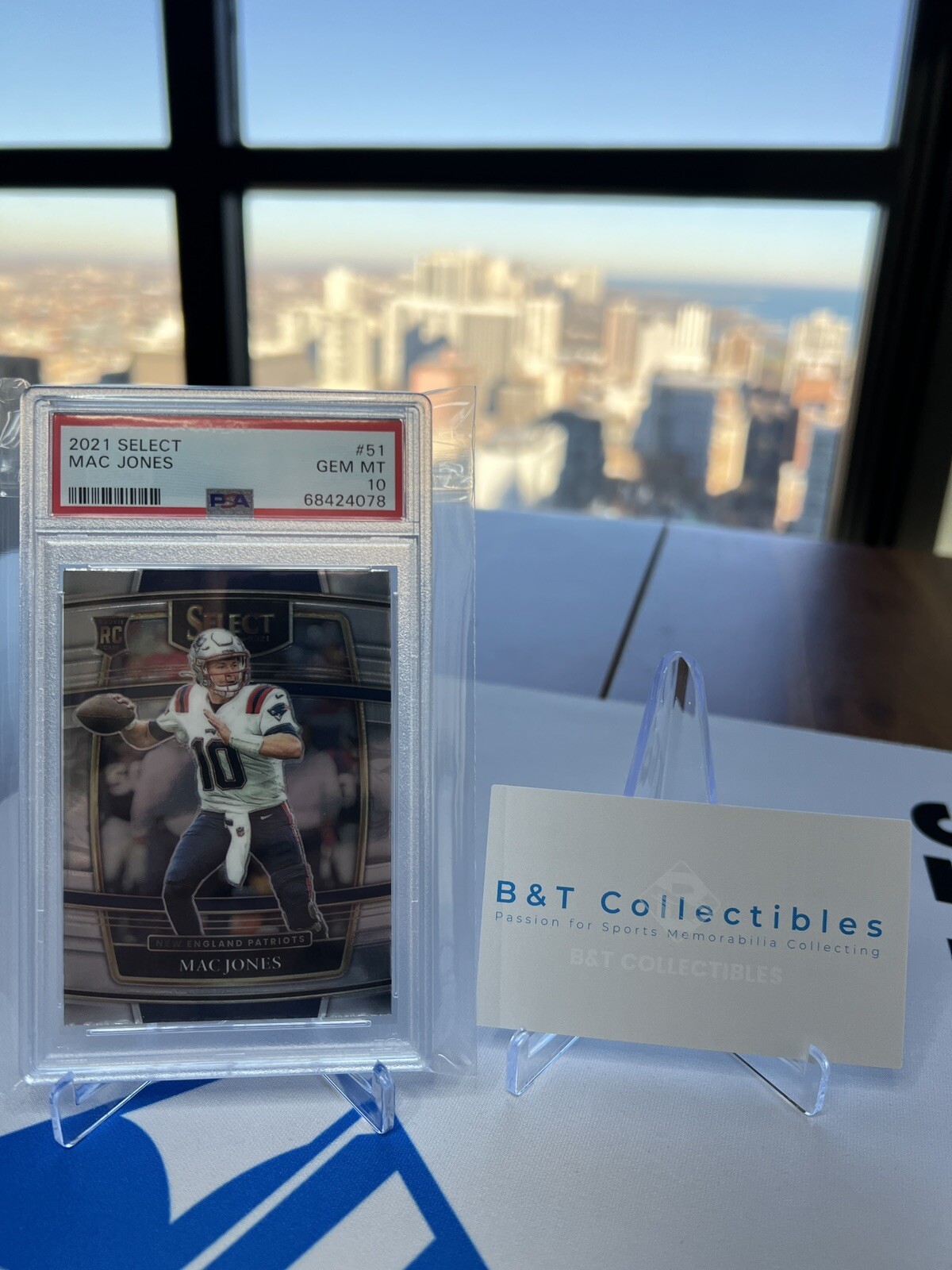 2021 Panini Select #51 Mac Jones Rookie RC PSA 10 Gem Mint Patriots 🔥🔥