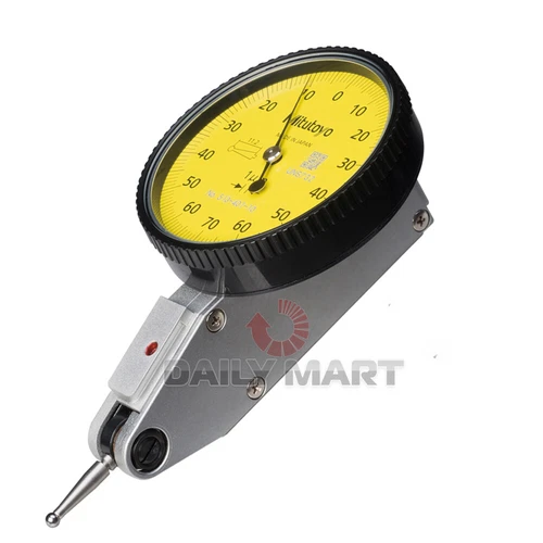 New MITUTOYO 513-401-10E Dial Test Indicator 14mm/0.001mm Horizontal Type -