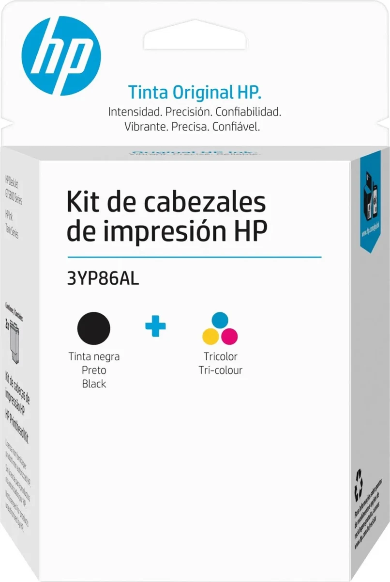 de nuevo Grasa pared HP Genuine Printhead Combo Pack For ink Tank 5810 5820 GT5810 GT5820 See Descrip | eBay de nuevo Grasa pared HP Genuine Printhead Combo Pack For ink Tank 5810 5820 GT5810 GT5820 See Descrip | eBay