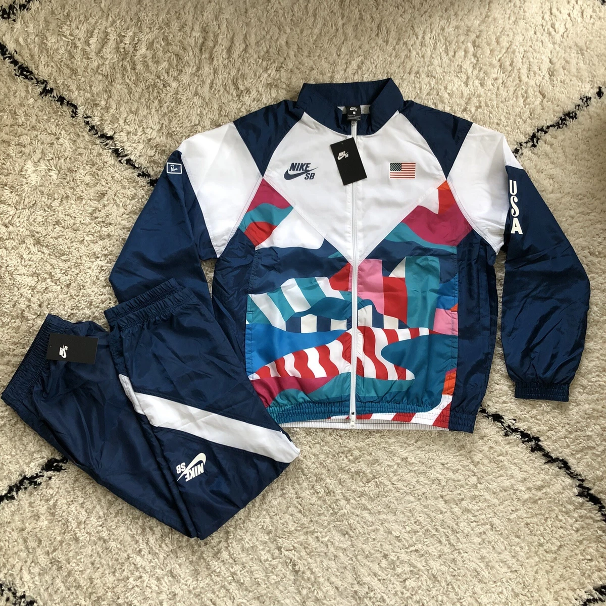 Nike x parra woven warm up tracksuit hotsell