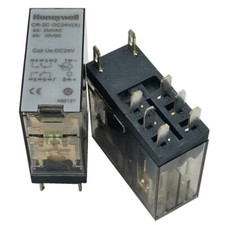 2Pcs HONEYWELL CR-2C-DC24V Intermediate Electromagnetic DC Relay 8A 250VAC 8Pins