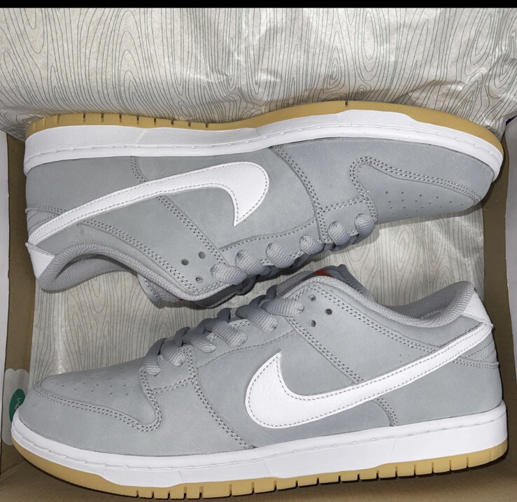NIKE SB DUNK LOW Pro ISO Wolf Grey Gum 27.5cm