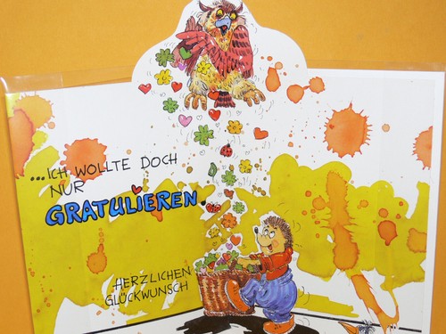 Geburtstagskarte - Spaßkarte zum Geburtstag - Klappkarte - Nr. 7 - Neu&Ovp - - Bild 2 von 2