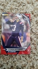 2019 PANINI SUPER BOWL 53 LIII PATRIOTS EXCLUSIVE CARD STEPHEN GOSTKOWSKI /1000