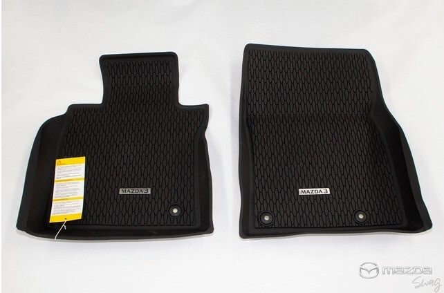 2019-2023 Mazda 3 Front & Rear All Weather High Wall Floor Mats Set of 4