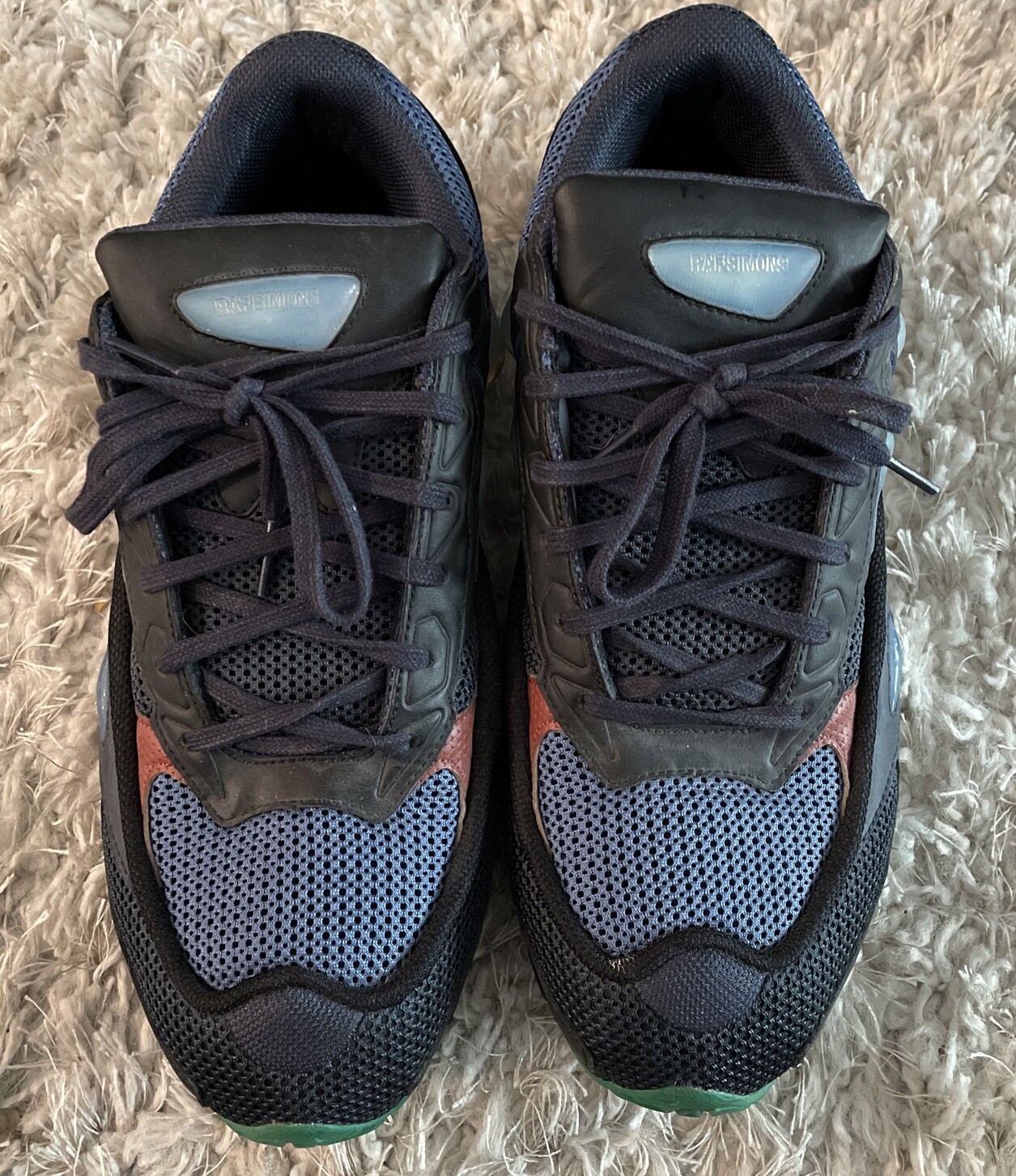 Pre-owned Adidas Originals Adidas X Raf Simons Ozweego Black