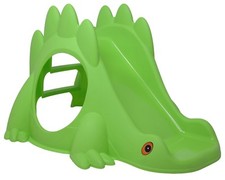 Ondis24 Rutsche Kinderrutsche Drache grün Gartenrutsche mit Leiter 1-3 Jahre