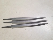 Lot of 3 - Grobet Flat File 6" Length 5/8" Wide