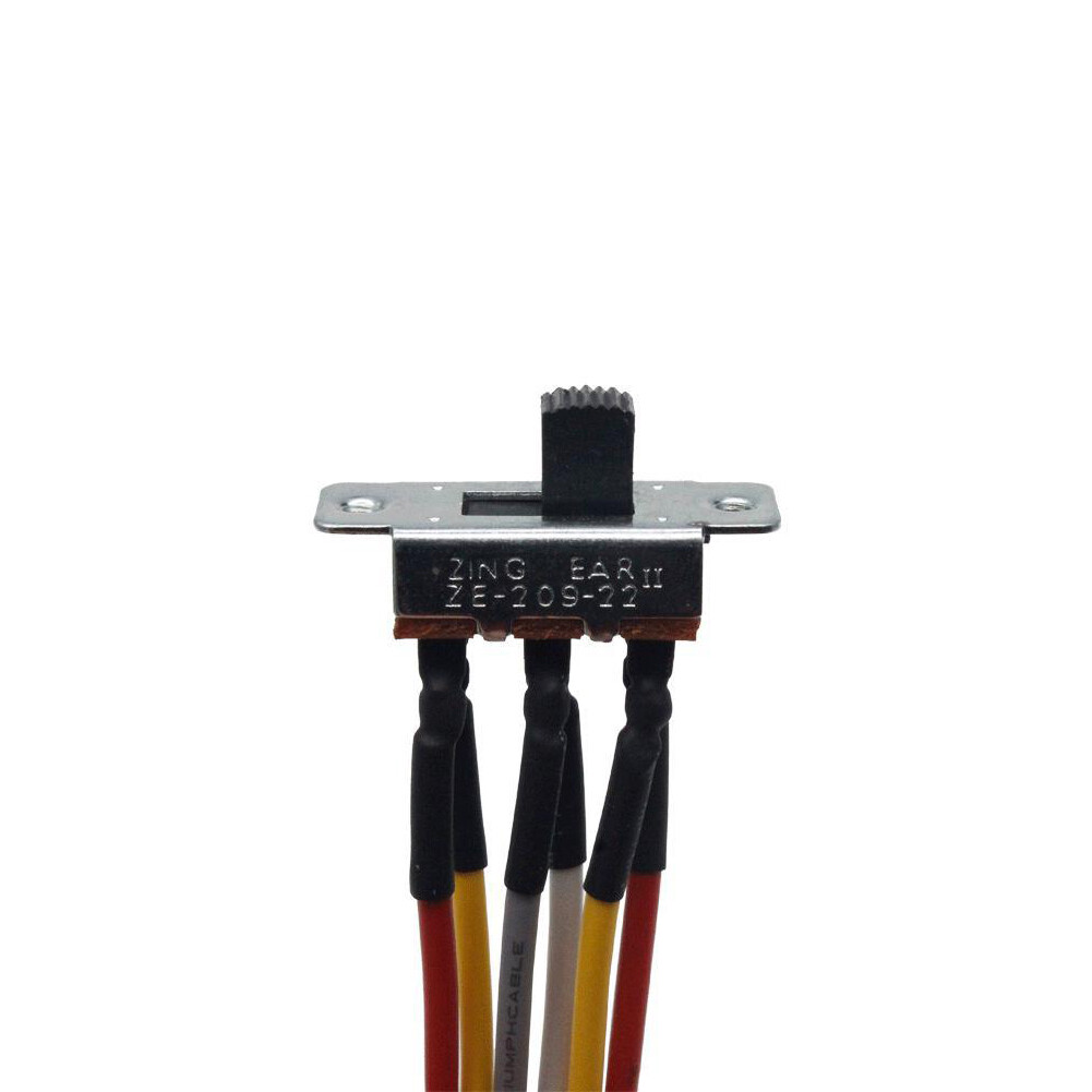 Interrupteur à Bascule 6 Broches Pour Ventilateur Plafond - 3A 250V - Double Pôle - Remplace SL13B - 9