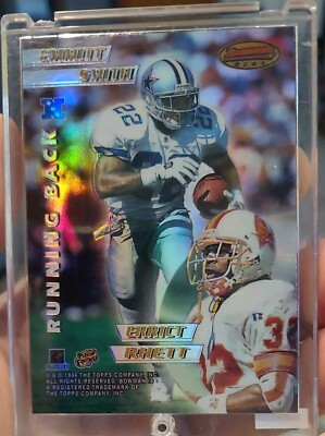 1996 Bowman's Best Mirror Images Refractor Emmitt Smith/Rhett/Warren/Martin #4