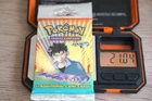 21.04g - Pokémon TCG Gym Heroes Unlimited Booster Pack Brock WOTC 1999 SEALED