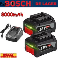 Batteria 8Ah per Bosch 18V Professional batteria GBA GSR GSB BAT618 BAT609 620 caricabatterie