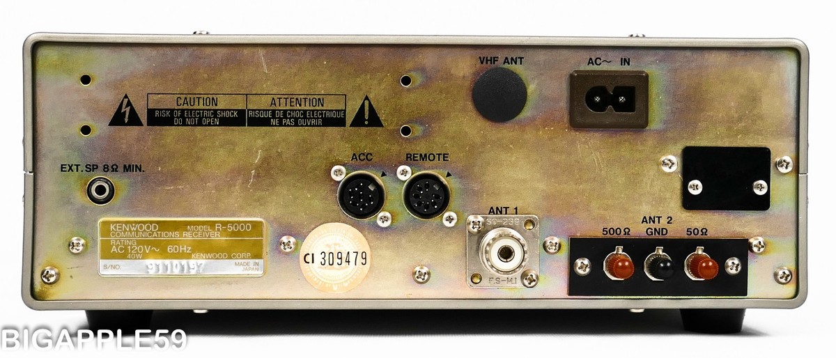 Kenwood R-5000 AM SSB CW Ham Shortwave Receiver ***YK-88A-1 FILTER