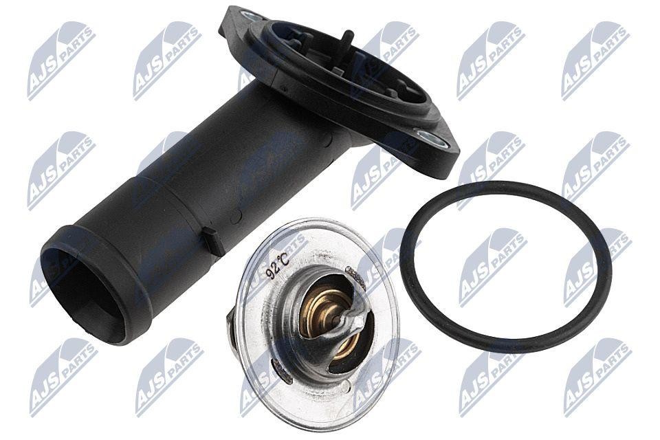 NTY Coolant Thermostat CTM-WW-107 With Housing For Audi Seat Skoda VW 92°C
