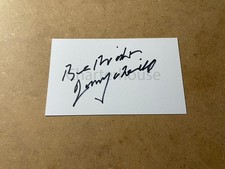 JIMMY O'NEILL EVERTON FOOTBALL LEGEND SIGNED CARD