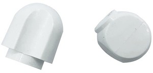 Set of 2 Stand Mixer White Plastic Lock Lever Knob and Speed Control Knob New...