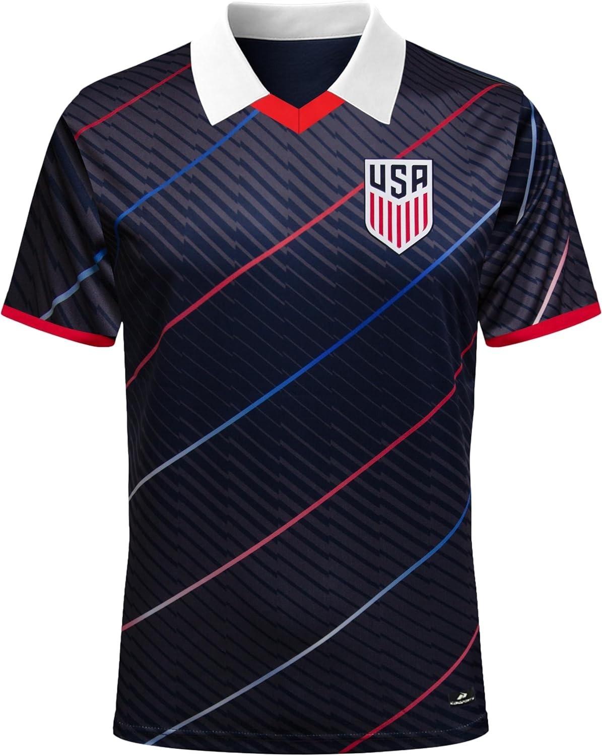 U.S. Soccer USMNT Adult Soccer Game Day Poly Shirt Inspired Shirt 264GD-N