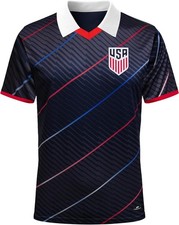 U.S. Soccer USMNT Adult Soccer Game Day Poly Shirt Inspired Shirt 264GD-N