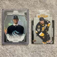 22/23 UD Exquisite Collection Rookie Draft Day Shane Wright 033/349 & Next Step