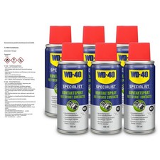 WD-40 SPECIALIST 6x 100 ml KONTAKTSPRAY KONTAKTREINIGER ELEKTRONIKSPRAY