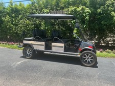 Grey 2004 Club Car Transporter 6 Passenger Seat Limo Golf Cart Fast  Lithium 