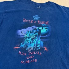 Vintage Disney The Twilight Zone Tower of Terror T Shirt 2XL men's y2k 90s Hanes