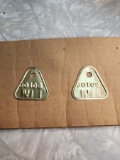 1960-61 Pontiac Super Duty Dual Quad Carter Afb 3010s Aluminum Carb Tag 2 Tags