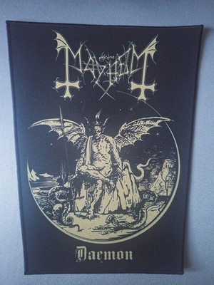 MAYHEM - DAEMON -- BACKPATCH / RÜCKENAUFNÄHER -- BLACK METAL