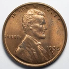 1935-S Lincoln Wheat Penny BU Uncirculated RD, San Francisco Mint