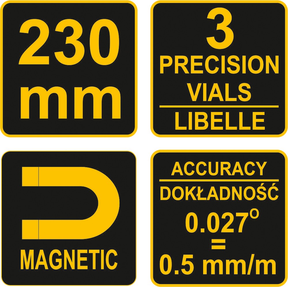 Fits YATO NARZ�DZIA 16301 TORPEDO LEVEL 230 MM   ⭐UK Stock⭐
