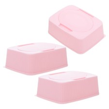 3 Pcs Portable Baby Wipe Holder Wipes Container Dispenser Diapers Cleaning