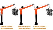 Electric Pickup Truck Crane Truck-mounted Bed Lift Hoist 200038005000lbs Winch
