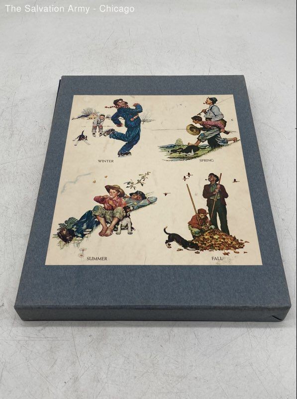 Norman Rockwell Illustrator By Arthur L. Guptill Hardcover Book With Slip Case