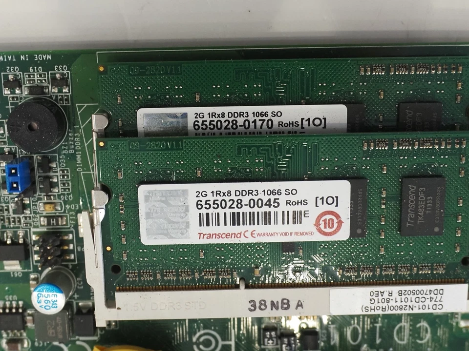 Dynamic E150630 CD101-N2800 Industrial Motherboard + 2G 1Rx8 RAM - Image 4 of 4