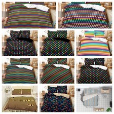 3D Geometric Pattern Colorful Quilt Cover Duvet Cover Comforter set