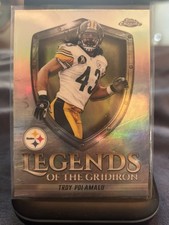 2025 Topps Chrome Troy Polamalu Legends Of The Gridiron Refractor #LOG-33