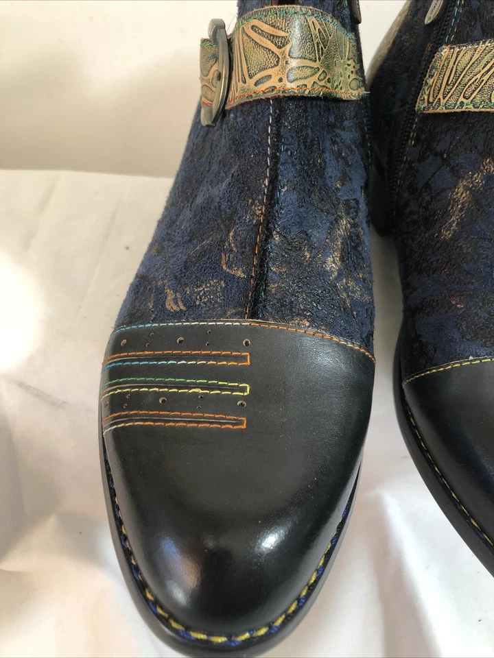 Spring Step L'Artiste Georgiana-Blum Multi Boots Leather Women's 42 US 10.5-11 - Image 2 of 4