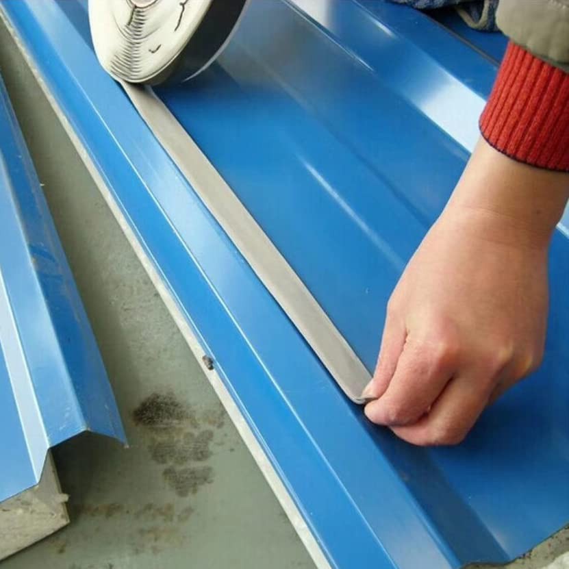 Butyl Tape Black 2" x 30 Ft None Hardening Premium Butyl Caulk Tape for RV Wi...