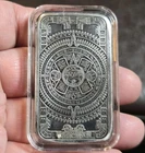 5 oz Aztec Calendar Silver Bar