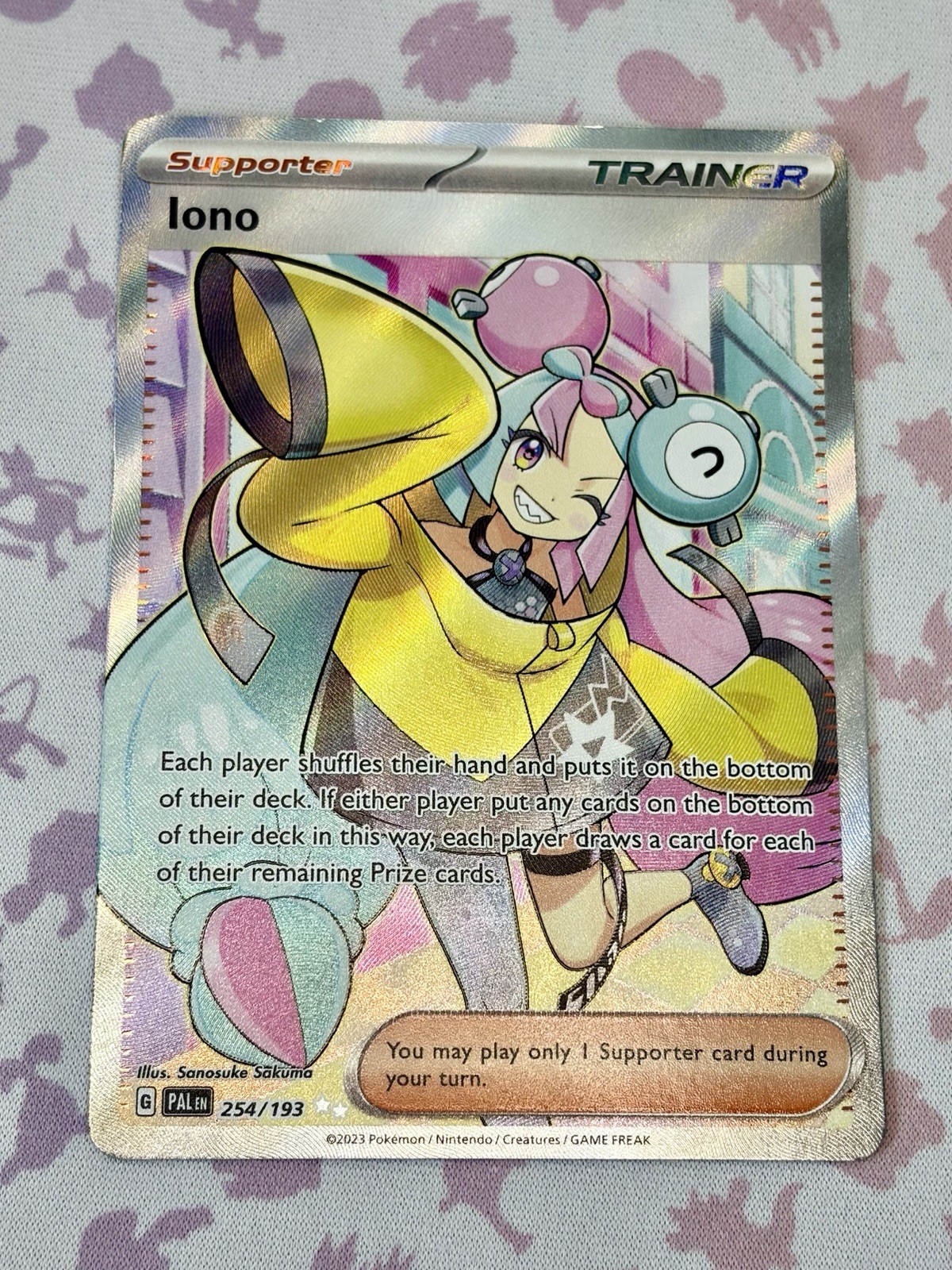 Iono 254/193 Sv02: Paldea Evolved Holo