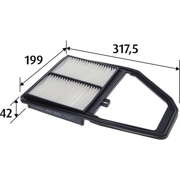 Valeo 585225 Luftfilter FüR Honda Civic II FR V Stream EU EP EV BE RN-image
