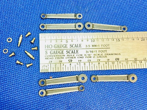 SIDE RODS & SHOULDER SCREWS - HO BRASS 4-8-4 NORTHERN STEAM LOCOMOTIVE SAMHONGSA