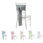 Verschönern Sie Ihre Eventdekoration mit eleganter Stuhlschleifenschärpe und f