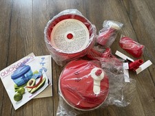Tupperware Quick Chef 3, Rot, Komplett-Set 
