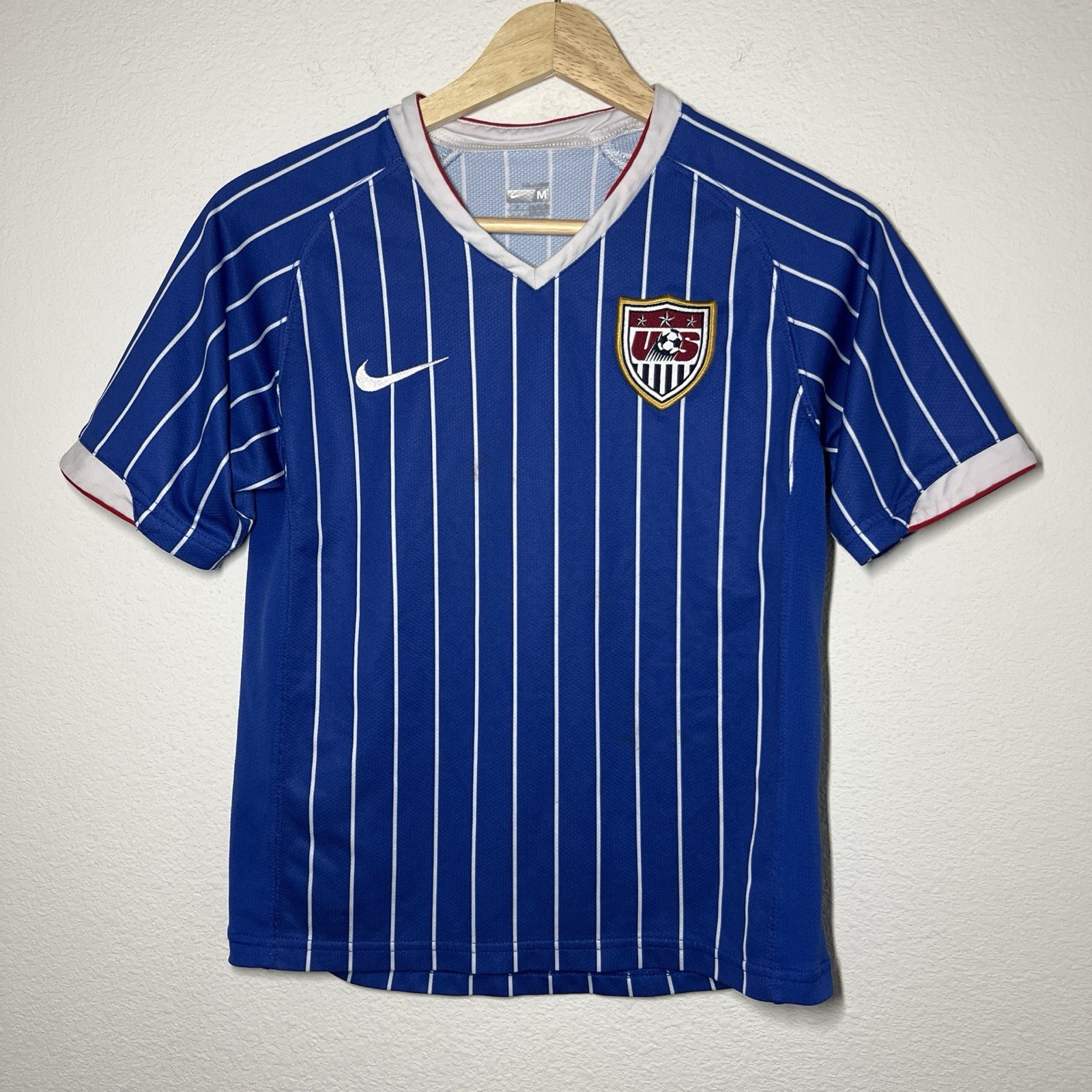 USA 2007 Copa America Jersey | Vintage Soccer Jersey Youth M