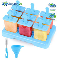 Eisformen Wiederverwendbar Bpa-Frei Silikon 9 StüCk FüR Eiscreme DIY Herstellung