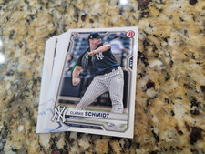 Clark Schmidt 22 Ct Lot Baseball Card Lot New York Yankees Topps Bowman