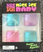 NeeDoh Nice Ice Baby Bundle Mini Nice Cubes 4 Pack Brand New