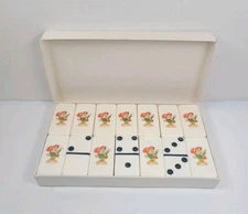 Vintage 1983 Keebler Elf Elves Dominoes Standard Marblelike No.616 Puremco Co.