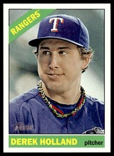 Derek Holland 2015 Topps Heritage #85 Texas Rangers 26236 Baseball Card